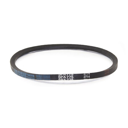 D&D SPA775 Metric V-Belt, 775mm Outside Length, 13 mm Top Width, 10 mm Thickness, 1 Ribs SPA775
